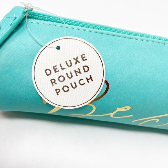 ECCOLO | Be Still Round Pouch in Teal - Picture 7 of 9